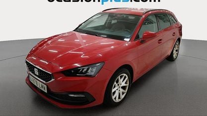 Käytetty Seat Leon Style 130 HP (95 kW) 2021 Sininen Tila-auto