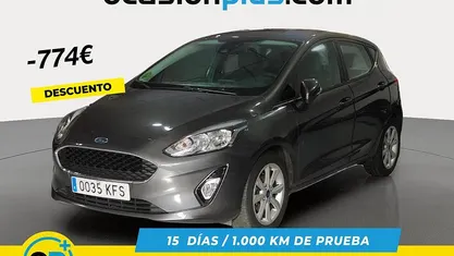 Gris Usado 2017 Ford Fiesta Trend+ Utilitario | 9399 € (Precio justo)