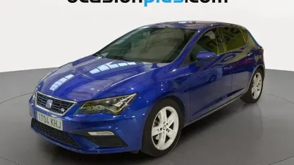 Usado Seat Leon FR 125 CV (91 kW) 2018 Azul Utilitario