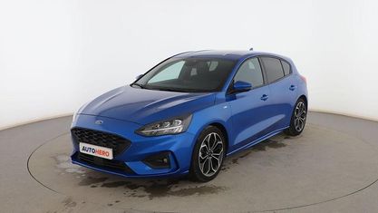 Usado Ford Focus ST-Line 125 CV (91 kW) 2021 Azul Berlina