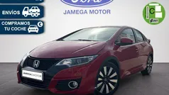 Rojo Usado 2016 Honda Civic Elegance Berlina | 14.990 € (Buen precio)