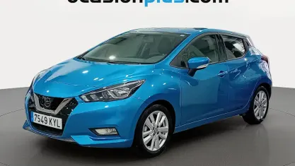 Usado Nissan Micra Acenta 101 CV (74 kW) 2019 Azul Utilitario