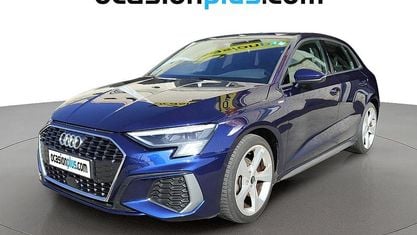 Usado Audi A3 Sportback S-Line 150 HP (110 kW) 2023 Azul Citadino