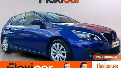 Usado Peugeot 308 Style 131 CV (96 kW) 2020 Azul Utilitario