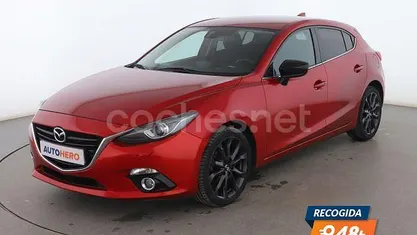 Rojo Usado 2016 Mazda 3 Luxury Berlina | 12.399 € (Precio justo)
