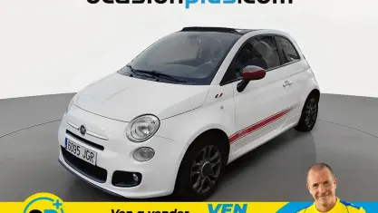 Usado Fiat 500 S 69 CV (50 kW) 2015 Blanco Descapotable