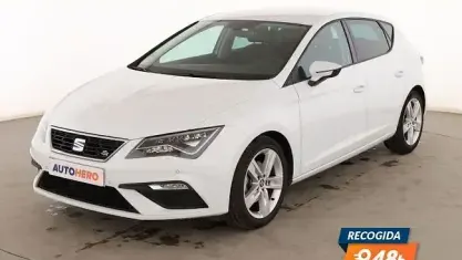 Usado Seat Leon FR 125 CV (91 kW) 2018 Blanco Berlina