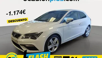 Usado Seat Leon FR 125 CV (91 kW) 2017 Blanco Utilitario