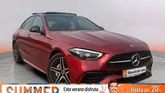 Rojo Usado 2022 Mercedes C200 Berlina | 35.490 € (Precio justo)