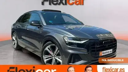Usado Audi Q8 S-line plus 286 CV (210 kW) 2022 Gris SUV