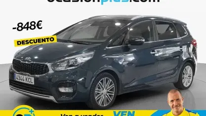 Usado Kia Carens 141 CV (103 kW) 2017 Azul Monovolumen