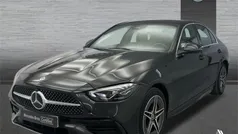 Gris grafito Usado 2024 Mercedes C300e AMG line Berlina | 52.400 € (Buen precio)