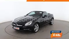Negro Usado 2016 Mercedes SLK200 Descapotable | 21.099 € (Precio justo)