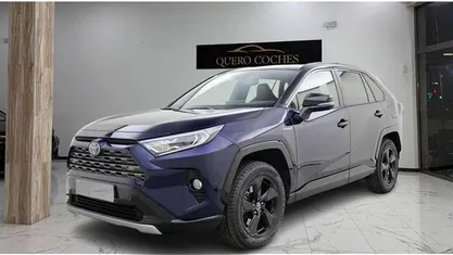 Usado Toyota RAV4 Hybrid Luxury 218 CV (160 kW) 2019 Azul SUV
