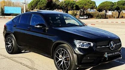 Usado Mercedes GLC300 AMG line 245 CV (180 kW) 2021 Negro Coupe