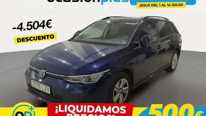 Usado VW Golf VIII Life 116 CV (85 kW) 2021 Azul Familiar