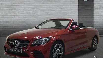 Usado 2021 Mercedes C220 AMG line Descapotable | 39.900 € (Precio justo)