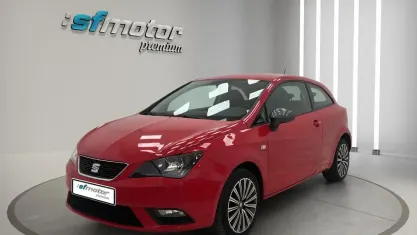Usado Seat Ibiza Style 90 CV (66 kW) 2015 Rojo metalizado Berlina