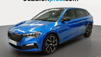 Usado Skoda Scala Monte Carlo 150 CV (110 kW) 2022 Azul Utilitario