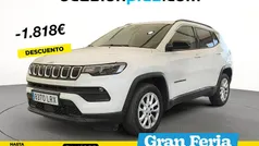 Blanco Usado 2021 Jeep Compass Longitude SUV | 20.000 € (Precio justo)