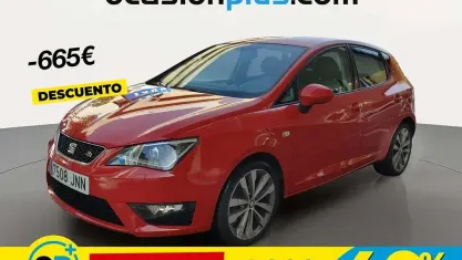Usado Seat Ibiza FR 90 CV (66 kW) 2016 Rojo Utilitario