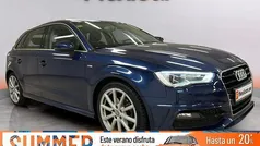 Azul Usado 2015 Audi A3 S-Line | 15.990 € (Precio justo)
