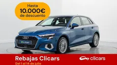Azul Usado 2022 Audi A3 Sportback e-tron Advanced Berlina | 22.990 € (Precio justo)