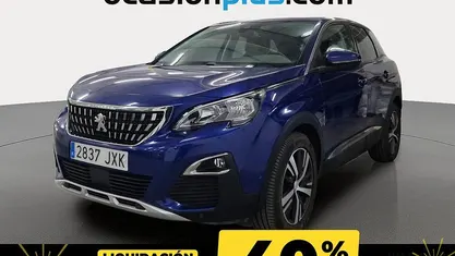 Azul Usado 2017 Peugeot 3008 Allure SUV | 10.602 € (Precio justo)