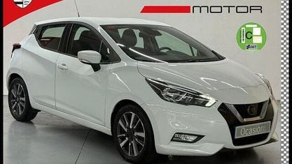 Używany Nissan Micra Acenta 90 KM (66 kW) 2018 Biały Hatchback