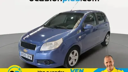 Usado Chevrolet Aveo LS 101 CV (74 kW) 2009 Azul Utilitario
