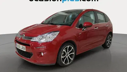 Usado Citroën C3 Exclusive 99 CV (72 kW) 2016 Rojo Utilitario