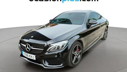 Usado Mercedes C300 AMG 245 CV (180 kW) 2018 Negro Coupe