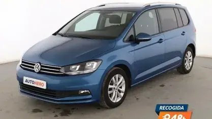 Usado VW Touran Advance 115 CV (84 kW) 2018 Azul Monovolumen