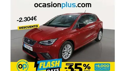 Usado Seat Ibiza FR 110 CV (80 kW) 2023 Rojo Utilitario