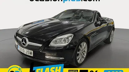 Usado Mercedes SLK200 184 CV (135 kW) 2015 Negro Descapotable