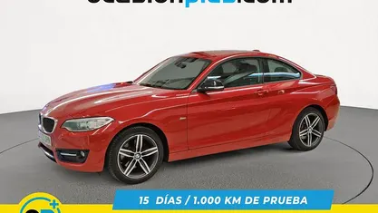 Rojo Usado 2015 BMW 220 Coupe | 17.200 € (Precio justo)