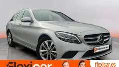 Gris Usado 2019 Mercedes C200 Familiar | 23.990 € (Precio justo)