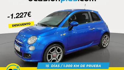 Azul Usado 2015 Fiat 500 S Utilitario | 5973 € (Buen precio)