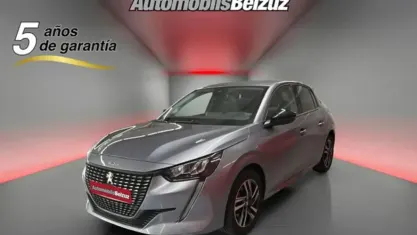 Usado Peugeot 208 Allure 102 CV (75 kW) 2022 Gris Utilitario