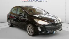 Negro Usado 2007 Peugeot 308 Premium Berlina | 5290 € (Buen precio)