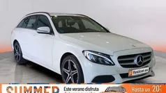 Blanco Usado 2017 Mercedes C220 Familiar | 17.990 € (Super precio)