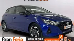 Azul Usado 2021 Hyundai i20 Berlina | 17.490 € (Precio justo)