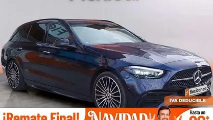 Azul Usado 2022 Mercedes C220 Familiar | 29.390 € (Precio justo)