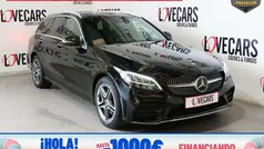 Negro Usado 2020 Mercedes C300e Familiar | 27.500 € (Precio justo)