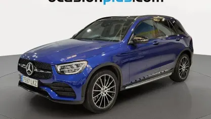 Usado Mercedes GLC200 AMG 197 CV (144 kW) 2020 Azul SUV