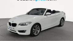Blanco Usado 2016 BMW 218 Descapotable | 19.200 € (Precio justo)