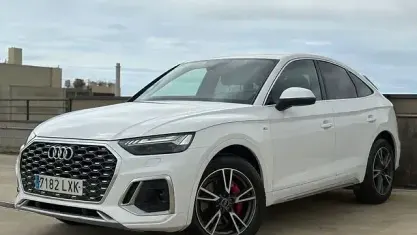 Usado Audi Q5 S-Line 163 CV (119 kW) 2022 Blanco SUV