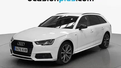 Usado Audi A4 S-Line 190 CV (139 kW) 2018 Blanco Familiar
