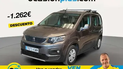 Usado Peugeot Rifter Allure 110 CV (80 kW) 2019 Gris Monovolumen