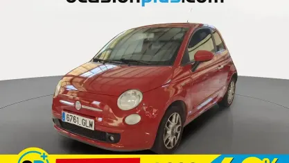 Usado Fiat 500 Pop 69 CV (50 kW) 2009 Rojo Descapotable